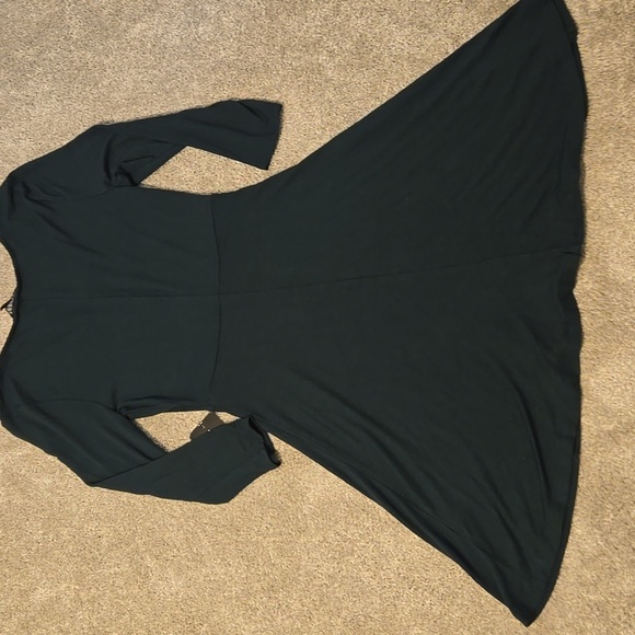 Dark Green Express Zip-Up Dress Womens Size XS - Picture 7 of 7